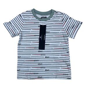 Boxlunch Toddler Boy's White Star Wars T-Shirt Sz 4T - NWT